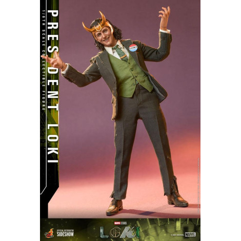 Figura 1:6 Presidente Loki Hot Toys Marvel 31 cm