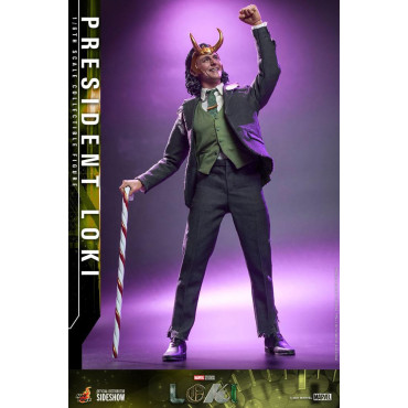 Figura 1:6 Presidente Loki Hot Toys Marvel 31 cm