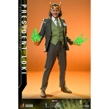 Figura 1:6 Presidente Loki Hot Toys Marvel 31 cm