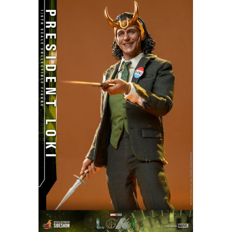 Figura 1:6 Presidente Loki Hot Toys Marvel 31 cm