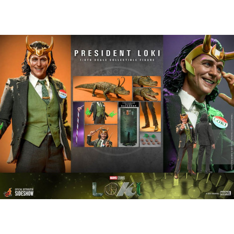 Figura 1:6 Presidente Loki Hot Toys Marvel 31 cm