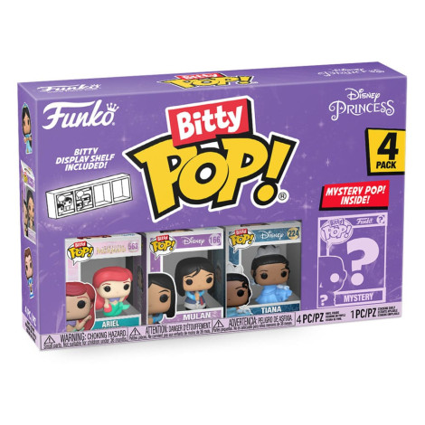 Disney Princesses 4 pacotes de figuras Bitty POP! 2