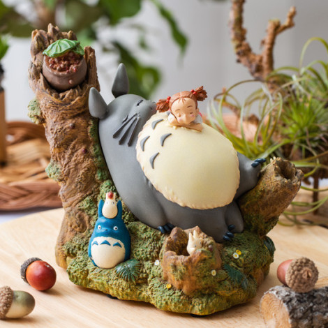 Caixa de música Totoro e Mei Siesta 14 cm