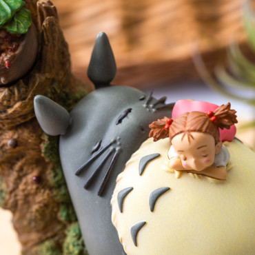 Caixa de música Totoro e Mei Siesta 14 cm