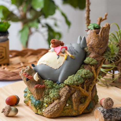 Caixa de música Totoro e Mei Siesta 14 cm