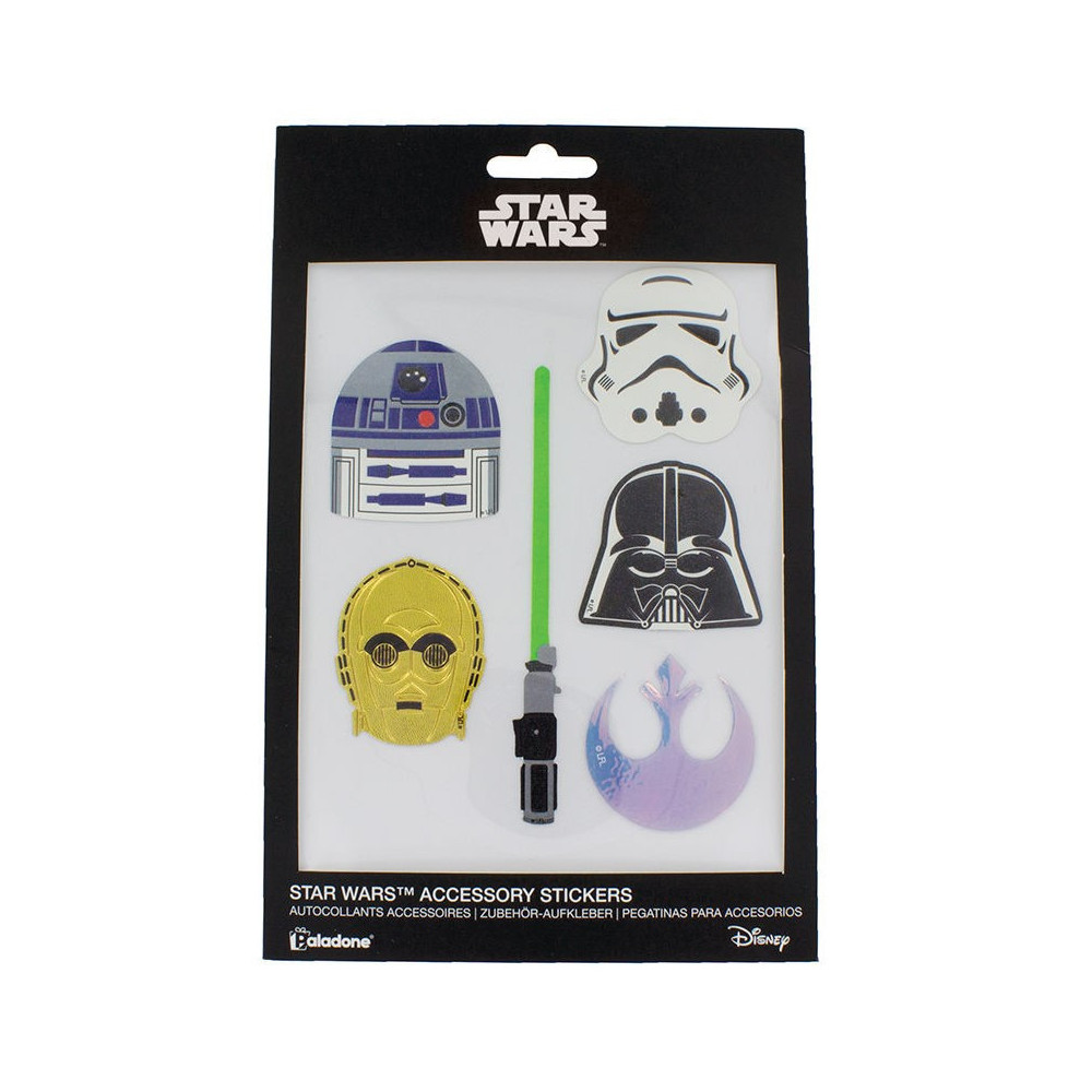 Conjunto de 6 autocolantes Star Wars