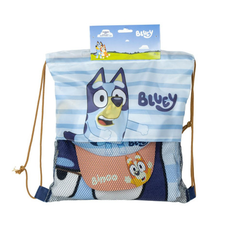 Toalla Set Saquito Bluey