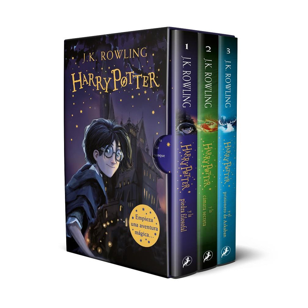 Conjunto de 3 livros de Harry Potter