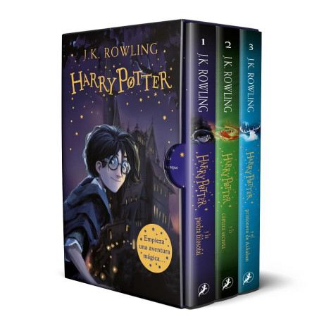 Conjunto de 3 livros de Harry Potter