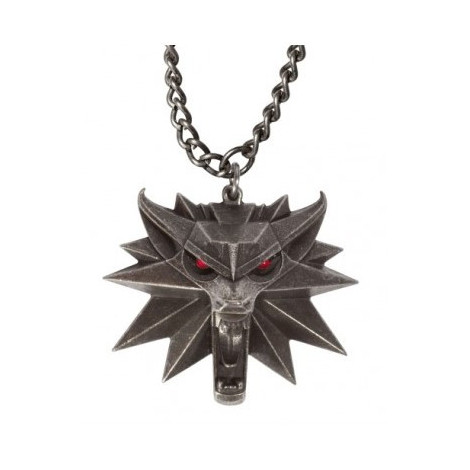 The Witcher Medalhão de lobo LED 3