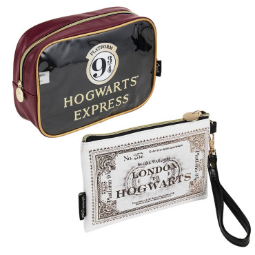 Saco de toilette de duas peças para o Expresso de Hogwarts Harry Potter
