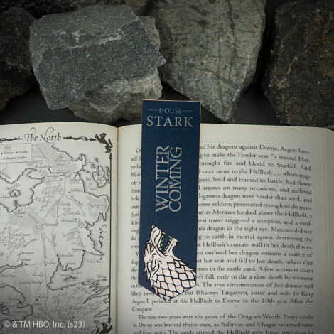 Marcador de livros metálico Stark de Game of Thrones