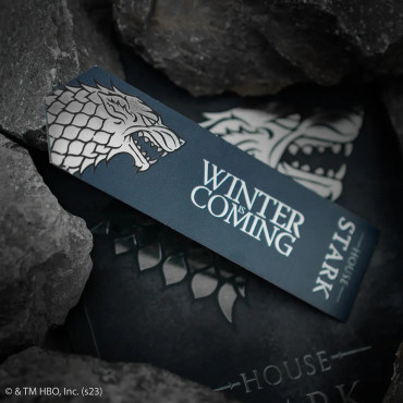 Marcador de livros metálico Stark de Game of Thrones