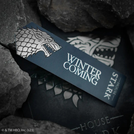 Marcador de livros metálico Stark de Game of Thrones