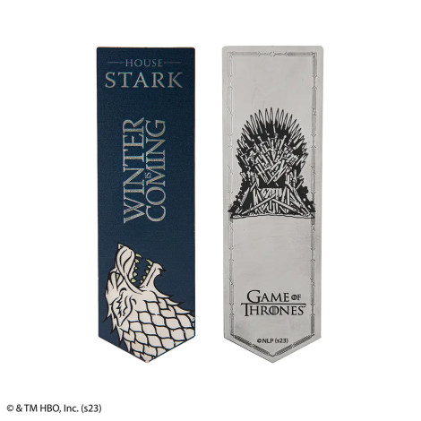 Marcador de livros metálico Stark de Game of Thrones