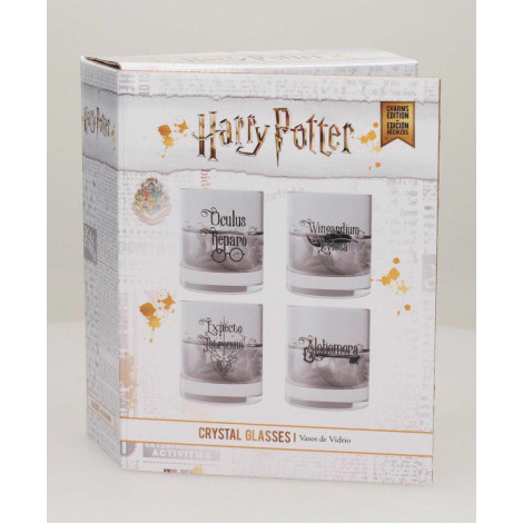 Conjunto de quatro óculos de cristal Harry Potter Feitiços Harry Potter