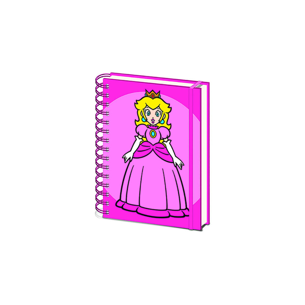 Bloco de notas A5 Princess Peach Super Mario