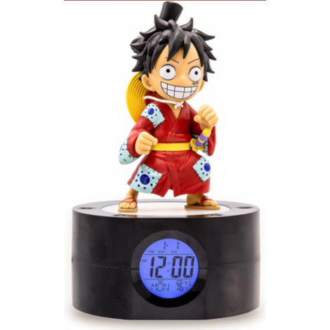 Despertador Luffy Wano com luz One Piece