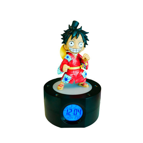 Despertador Luffy Wano com luz One Piece