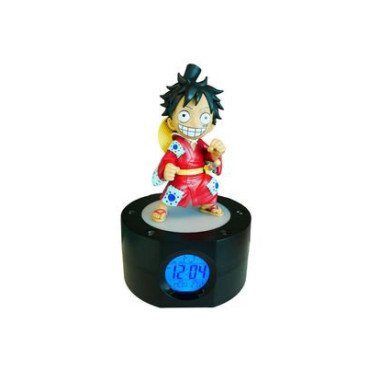 Despertador Luffy Wano com luz One Piece