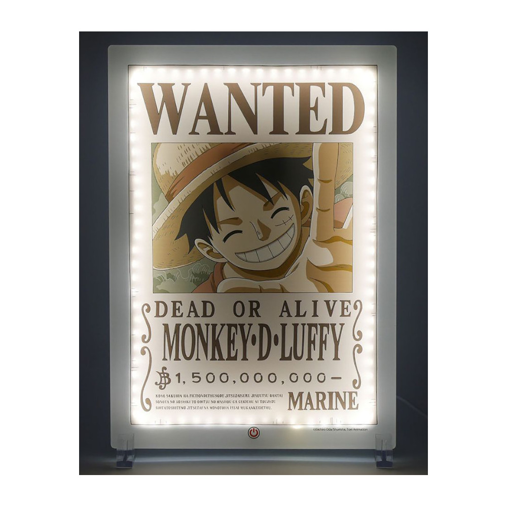 Lâmpada de néon LED que o Luffy queria One Piece