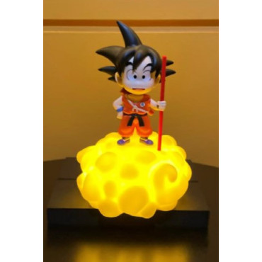 Figura de luz Goku e nuvem Kinton 16cm Dragon Ball