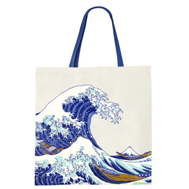 Saco Tote A grande onda de Kanagawa Hokusai