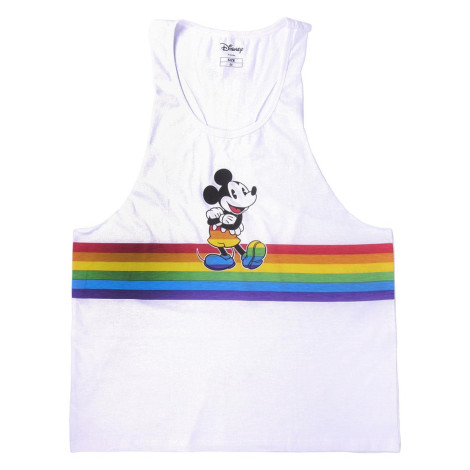 Tank Top Unissexo Disney Pride Branco