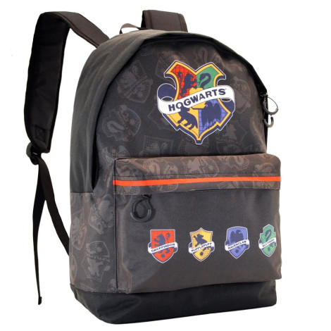 Mochila com as casas de Hogwarts de Harry Potter