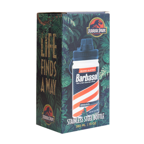 Garrafa de metal quente e fria 380 ml Jurassic Park Barbasol