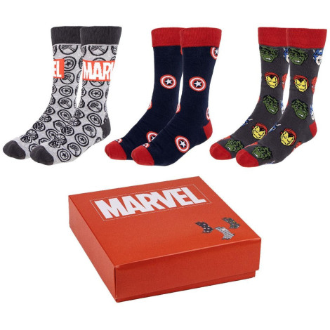 Pack de 3 pares de meias Marvel