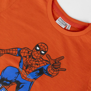 T-SHIRT CURTA DO Spiderman EM CAMISOLA SIMPLES