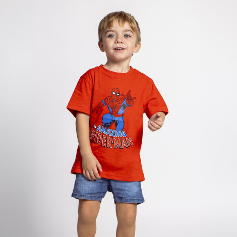 T-SHIRT CURTA DO Spiderman EM CAMISOLA SIMPLES