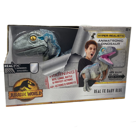 Dinossauro eletrónico azul bebé Jurassic World