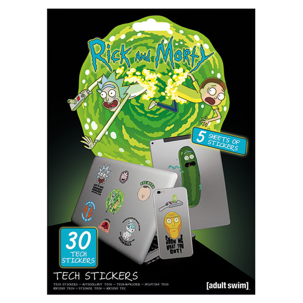 Vinly Stickers As Aventuras de Rick & Morty