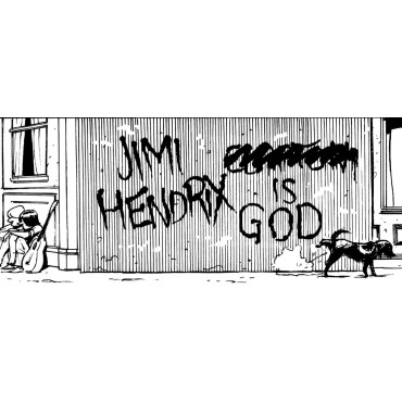 Biografia da banda desenhada de Jimi Hendrix Electric Requiem