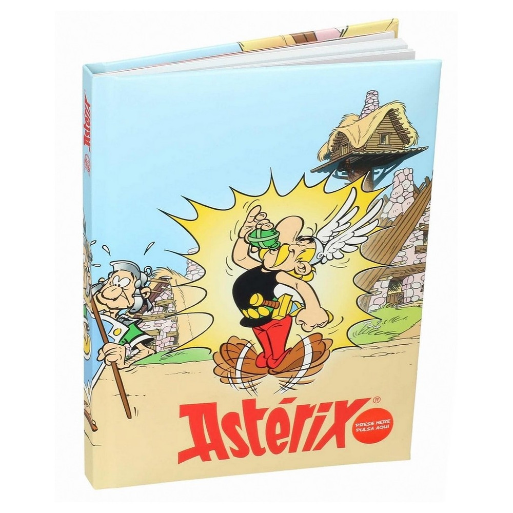 Caderno de notas com Poção Astérix, o Gaulês