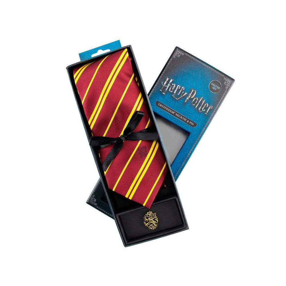 Harry Potter Gryffindor Conjunto de Gravatas e Pinos