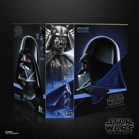 Darth Vader Réplica de Darth Vader Capacete Eletrônico Hasbro Série Preta