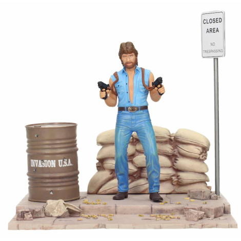 Figura de Diorama de Matt Hunter Chuck Norris 18 cm