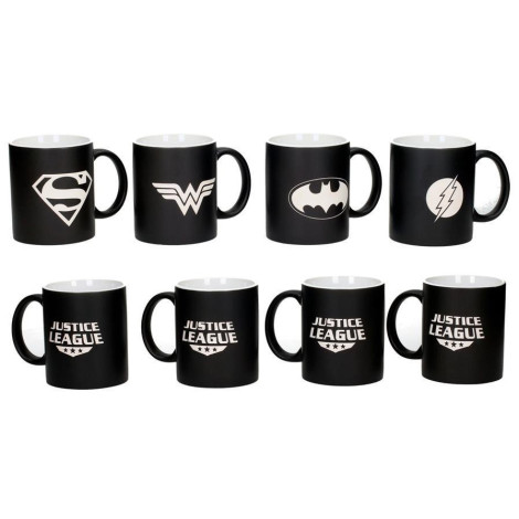 Conjunto de 4 canecas DC Comics Deluxe