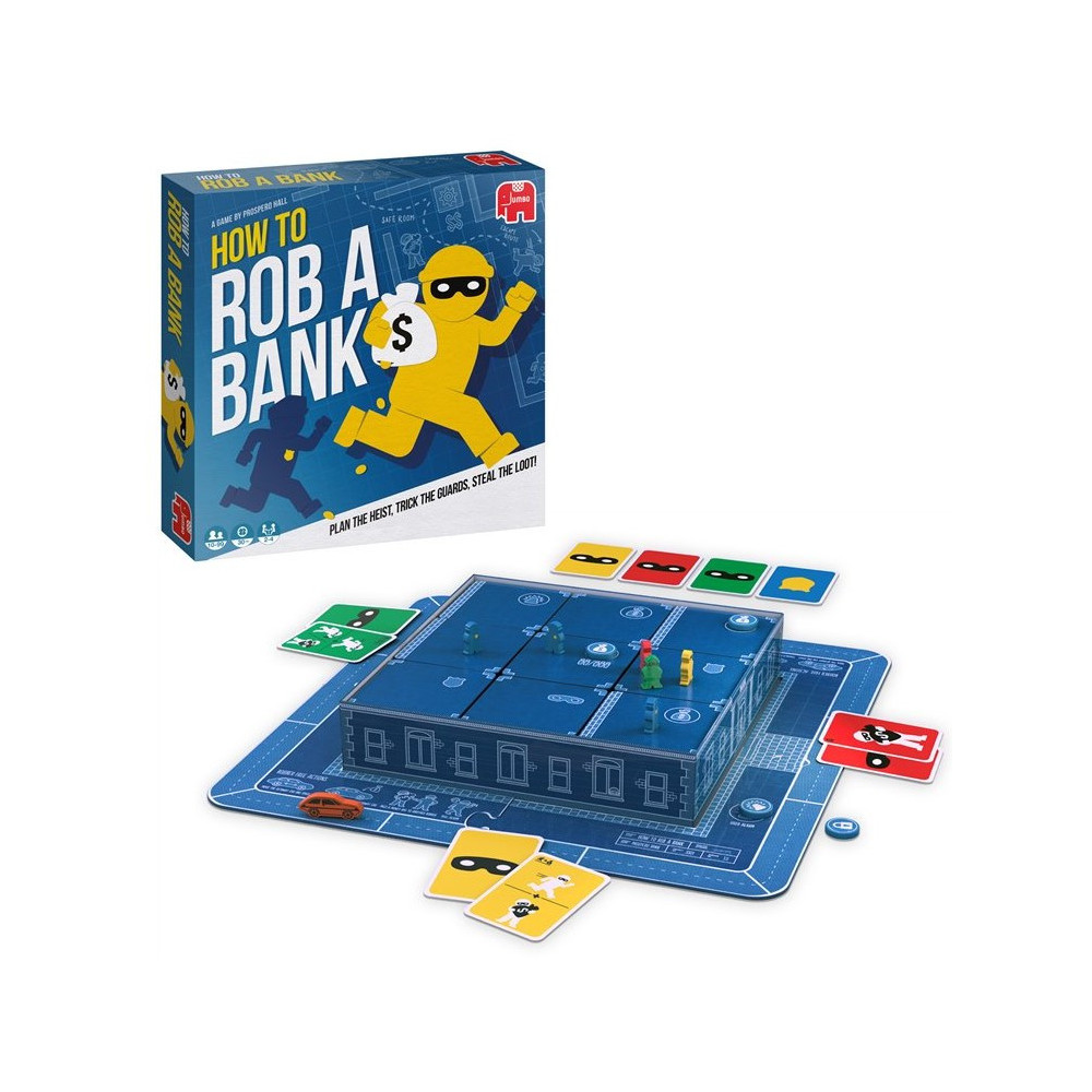 Jogo de tabuleiro How to Rob a Bank em inglês