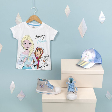 Sapatilhas de cano alto para raparigas Frozen Disney Canvas