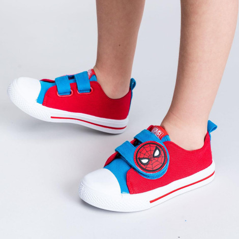 Chinelos de velcro para crianças Spiderman