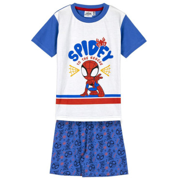 PIJAMA CURTO SPIDEY EM CAMISOLA SIMPLES