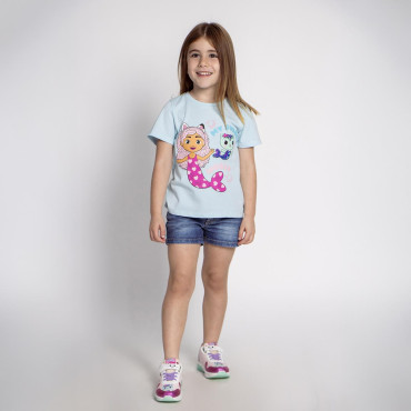 T-SHIRT CURTA DE CAMISOLA SIMPLES GABBY'S DOLLHOUSE