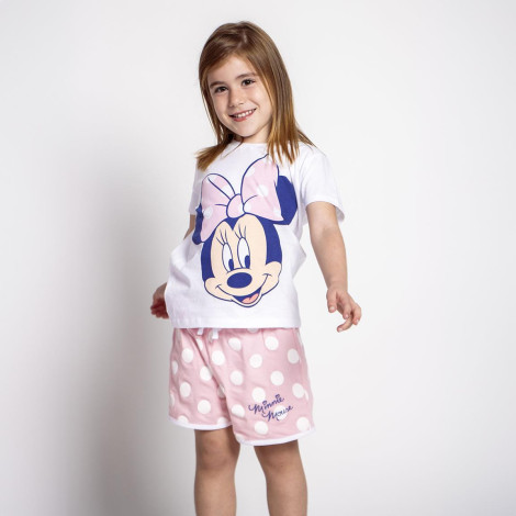 CALÇÕES DE PIJAMA MINNIE EM CAMISOLA SIMPLES