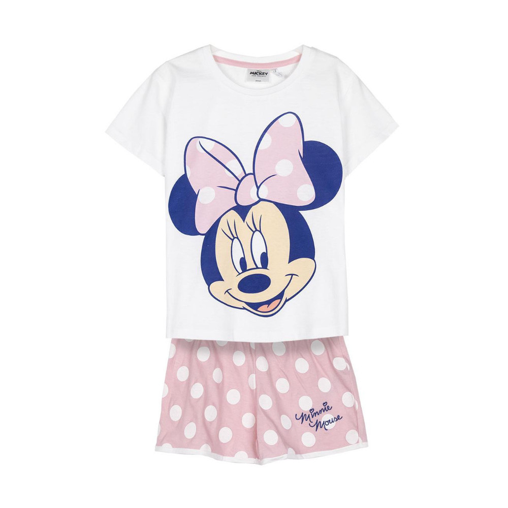 CALÇÕES DE PIJAMA MINNIE EM CAMISOLA SIMPLES