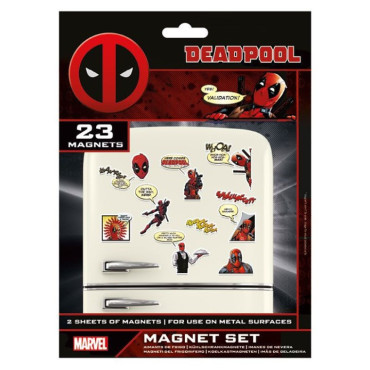 Conjunto de ímanes do Deadpool Marvel