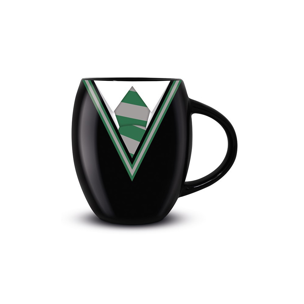 Caneca oval de Harry Potter com uniforme de Slytherin